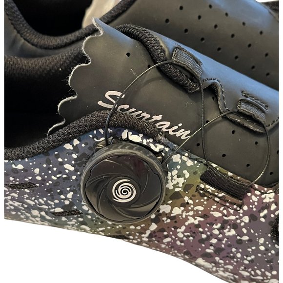 Like New Scurtain Cycling Shoes Unisex Black White Multicolor Size 37/6.5 - Picture 6 of 6